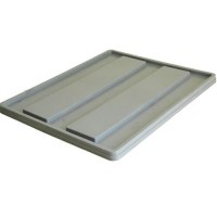 TEKNE6600 ve TEKNE4400 kasalar ile uyumlu, ürünleri dış etkenlerden koruyan, gri renkli dayanıklı plastik kapak.