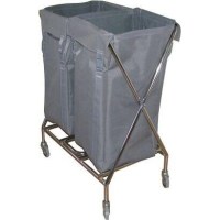 Otel ve pansiyon tipi kullanıma uygun, 12 kg hafifliğinde ve yüksek manevra kabiliyetine sahip profesyonel çamaşır arabası. 76x50x105 cm boyutlarıyla dar koridorlarda kolay hareket eder. Dayanıklı metal iskeleti ve kaliteli brandasıyla uzun ömürlüdür.