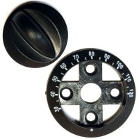 Dairesel derece aynası ve ergonomik oval kavrama başlığının ayrılmış görselidir. Rahat tutuş sağlayan oval yapısı ve 30 -120 derece aralığıyla pratik kullanım sunar.