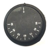 Derece baskısı dairesel ayna üzerine işlenmiş bakalit termostat kapağıdır. 0°C - 90°C arası ısı ayarı sunarak benmari ve çay otomatı gibi su ısıtma cihazlarında yaygın tercih edilir.