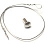 BO-2715-1 model paslanmaz krom çelik yedek peynir kesme teli. Tekli poşet içerisinde, yüksek dayanımlı ve hijyenik peynir dilimleme teli yedek parçası görseli. #PeynirKesmeTeli #YedekParça #PaslanmazÇelik Yedek Peynir Kesme Teli:Pazarcı peynir kesme tell