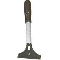 Teras ve fayans zeminlerdeki yapışmış kir ve harç kalıntılarını temizlemek için üretilen, 31x11 cm ölçülerinde, dayanıklı çelik ağızlı UCT-YK492 profesyonel yer kazıma aparatı. İnşaat sonrası ve genel temizlik için ideal.