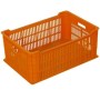 Lojistik, depolama ve endüstriyel alanlar için ideal, UV katkılı delikli yük taşıma sepeti. 385x590x245 mm iç hacmi ve ergonomik açık sap tasarımı ile yüklerinizi güvenle taşımanızı sağlar, uzun ömürlü kullanım imkanı sunar.