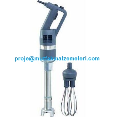 Robot Coupe CMP 250 Combi profesyonel el blenderı ve çırpıcı mikser seti, paslanmaz çelik tüp ve ergonomik motor gövdesi.